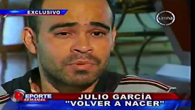 Julio García reapareció después de seis meses del accidente. (F. Latina)