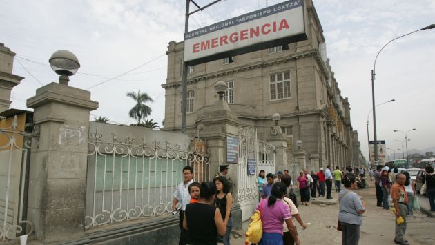La víctima fue trasladada al Hospital Nacional Arzobispo Loayza. (Perú21)