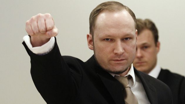 Anders Behring Breivik durante el juicio en su contra. (Reuters)