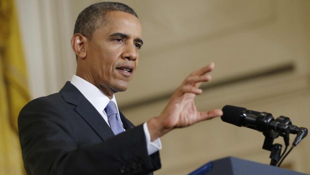 Barack Obama durante rueda de prensa en la Casa Blanca. (Reuters)