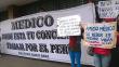 Ciudadanos reclaman en las calles el cese de la huelga médica