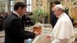 FOTOS: Papa Francisco y Lionel Messi en encuentro de 'Dioses' en el Vaticano