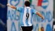 Argentina se las arregla sin Messi ante Italia