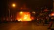 FOTOS: Choque entre camión cisterna y tren provoca incendio en La Oroya