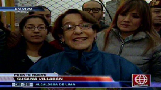 Villarán sostuvo que paro no ha tenido apoyo. (América TV)