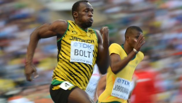 Es una máquina. Bolt se recuperó de una dolencia en el pie. (AFP)