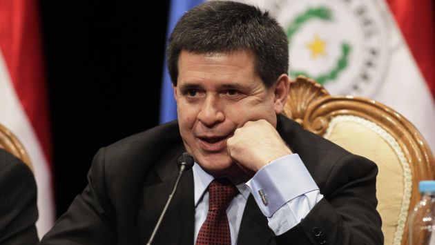 Horacio Cartes ya tiene un bache dentro de su coalisión. (Reuters)