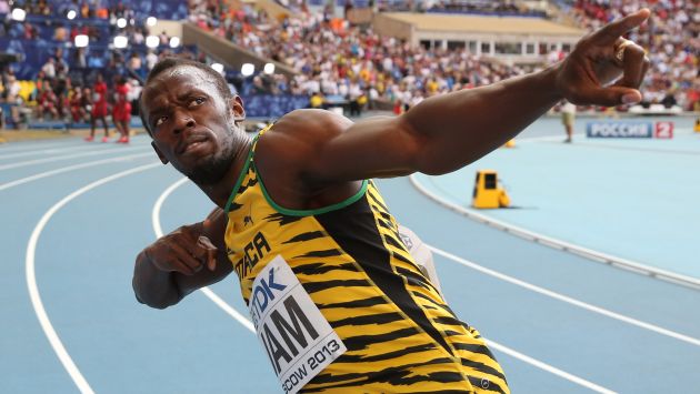EL MÁS GRANDE. Bolt sumó ocho preseas de oro y dos de plata. (AFP)
