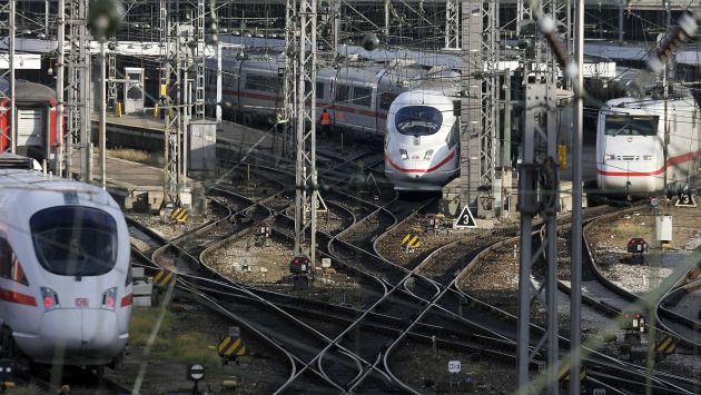 Sistema de trenes en Alemania levantó su nivel de alerta. (Reuters)