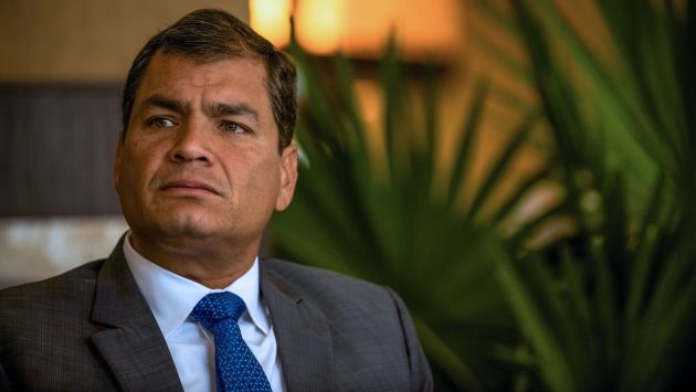 MALA COSTUMBRE. El presidente ecuatoriano Rafael Correa suele reaccionar mal con sus críticos. (Bloomberg)