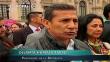 Ollanta Humala: “Llegó la crisis, pero tenemos una economía sólida”