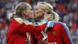 Atletas rusas niegan que se hayan besado en rechazo a ‘ley antigay’ 