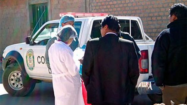 Cuerpo de la joven fue trasladado a morgue del hospital de Lampa. (Los Andes)
