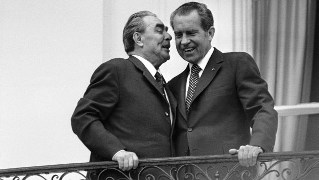 Detalles de la reunión entre Leonid Brejnev y Nixon también pueden ser escuchados. (AP)