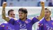 Juan Vargas estuvo en la presentación oficial de la Fiorentina