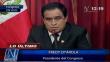 Fredy Otárola respalda crear comisión para investigar ‘narcopolítica’