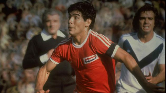 Maradona deslumbró en Argentinos Juniors. (USI)