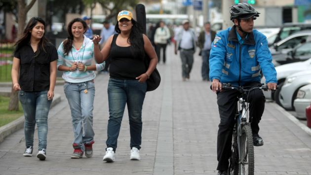 Esperan que delincuencia siga disminuyendo en Miraflores. (Perú21)