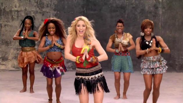 Shakira y su ‘Waka Waka’ conquistaron ranking de los himnos de los mundiales. (Internet)