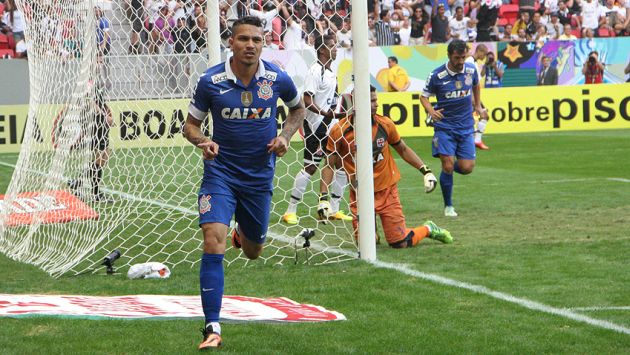En racha. Paolo marcó su segundo gol consecutivo en Brasil. (Difusión)