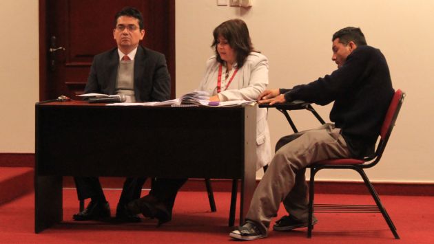 FEMINICIDIO. Denis Rivero asistió a una audiencia la tarde de ayer. (Difusión)
