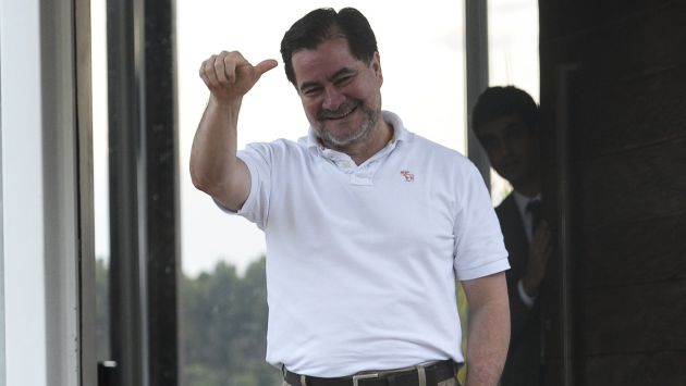 Roger Pinto en la casa de su abogado en Brasilia. (AFP)