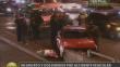 San Isidro: Una anciana murió en choque de auto con muro de cemento