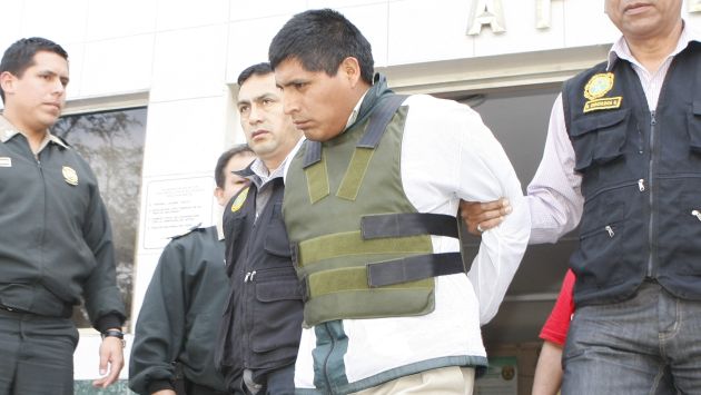 CRIMINAL. José Salas es interrogado en la Divincri de La Victoria. (USI)