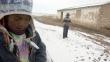 Trece mil niños sufren de conjuntivitis por nevadas