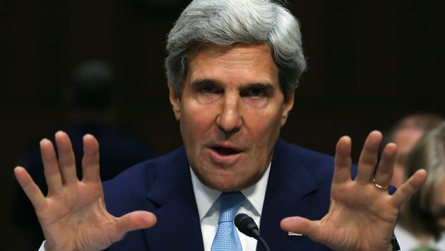 John Kerry durante su alocución en el Senado de EEUU. (AFP)