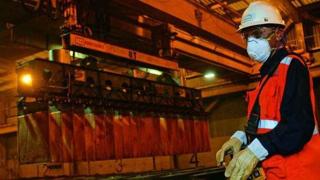 Producción de cobre aumentó a 124,961 toneladas. (USI)
