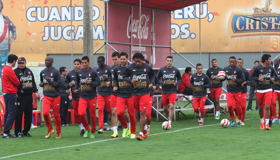 La selección peruana continuó con su segundo día de entrenamiento. (Difusión)