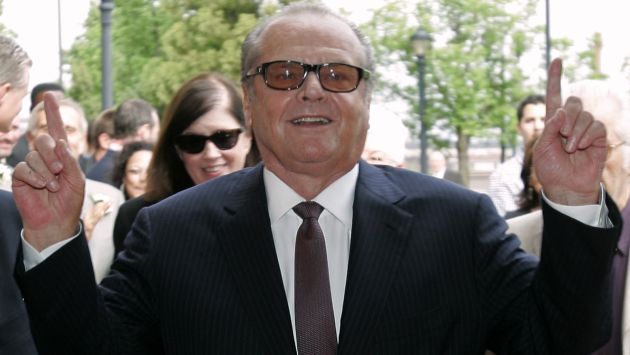 Jack Nicholson durante actividad en Nueva Jersey en 2010. (AP)