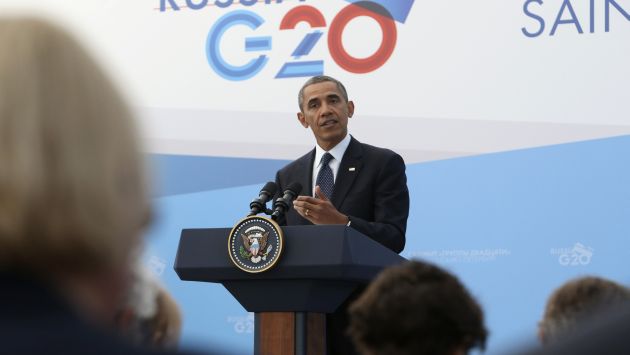Barack Obama en Cumbre del G20. (Reuters/Canal N)