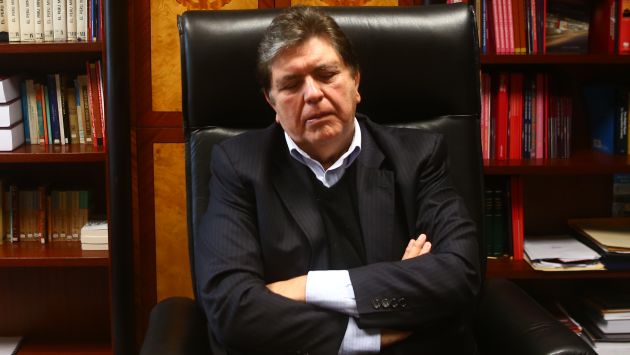 Alan García sería acusado por caso BTR. (Rafael Cornejo)