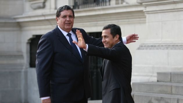 Las relaciones entre Ollanta Humala y Alan García no andan bien. (Peru21)