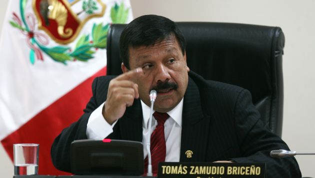 Tomás Zamudio dijo que en la bancada de Gana Perú hay consenso sobre el tema. (David Vexelman/Peru21)