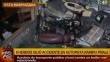 Huachipa: Ómnibus se empotra contra tráiler mal estacionado 