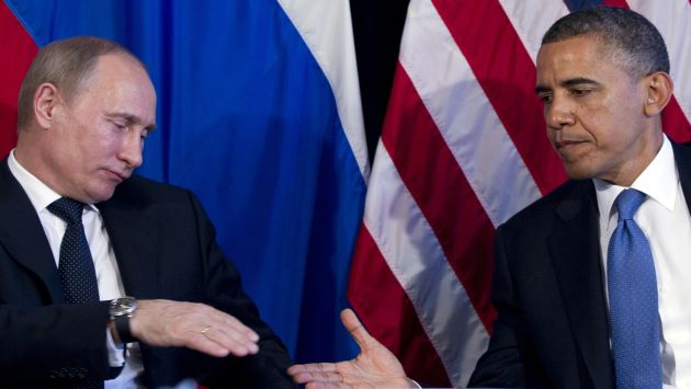Vladimir Putin y Barack Obama en cita del G20 el año pasado. (AP)