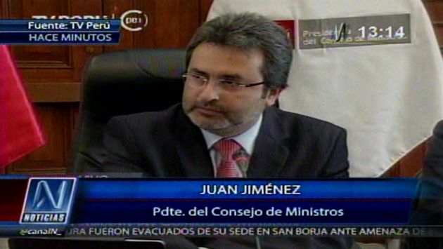 Juan Jiménez no pudo ocultar su malestar por el audio. (Canal N)