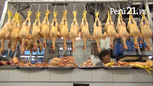 Amas de casa se quejaron por el alto precio del pollo. (Perú21)