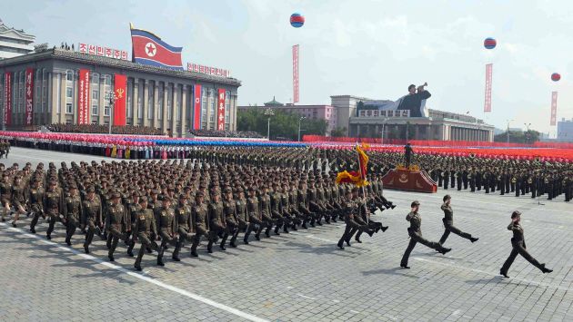 Desfile militar en Corea del Norte. (AFP/Referencial)