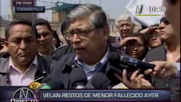 El alcalde Rafael Álvarez anunció que le entregará una vivienda a los padres del menor fallecido. (Canal N)