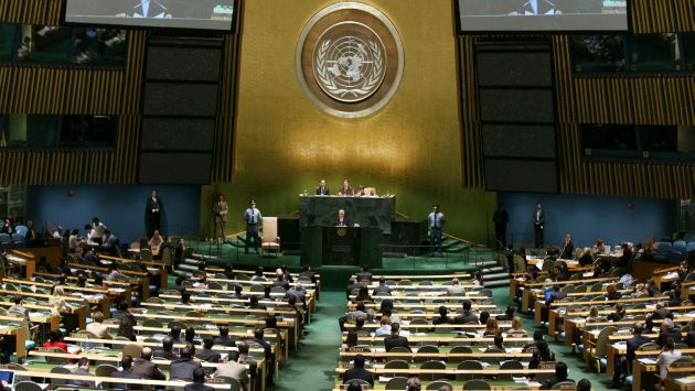 Hemiciclo de la ONU en Nueva York. (Reuters)