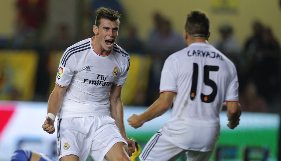 El galés marcó su primer gol con la camiseta del Real Madrid. (AFP)