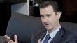 Siria: Bashar Al Assad confirma disposición a entregar armas químicas 
