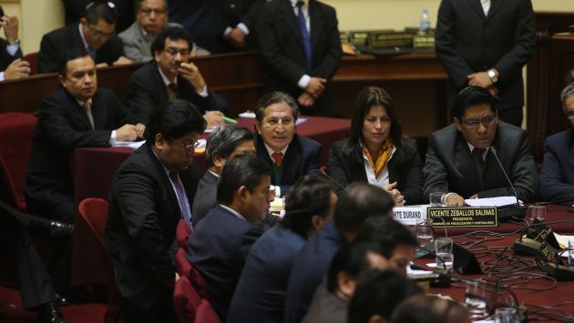 Alejandro Toledo no habló del caso Ecoteva en la Comisión de Fiscalización. (Martín Pauca/Peru21)