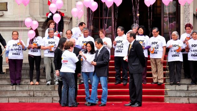 El presidente Ollanta Humala hizo su colaboración. (Andina)