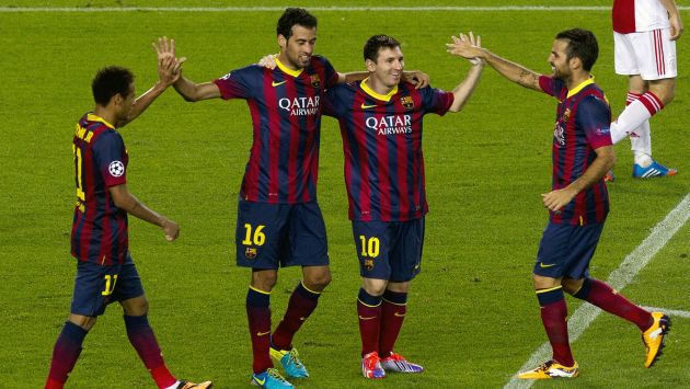ESTÁ DE VUELTA. Messi brilló en el Camp Nou y dejó en claro que lesiones son parte del pasado. (AFP)