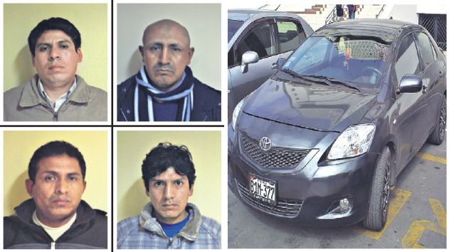 Johan, Juan y Joel Rojas Contreras fueron detenidos junto con Ermitanio Ugaz Huamán cuando iban a asaltar a un pasajero. (USI)